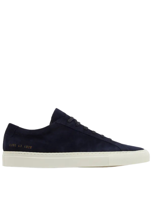 Common Projects Achilles 'Waxed Suede - Navy'
