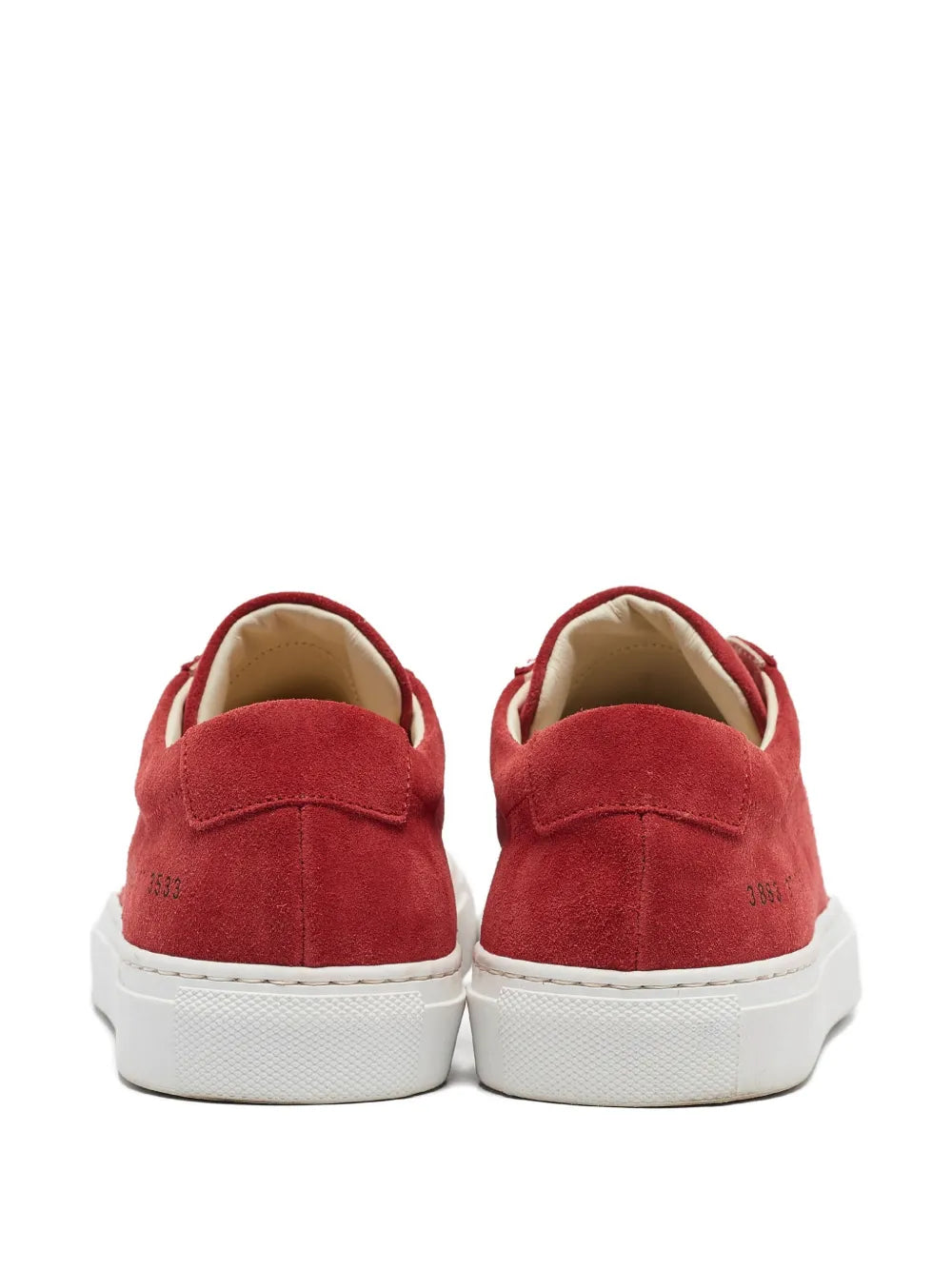 Common Projects Original Achilles – Red Suede Low-Top Sneaker