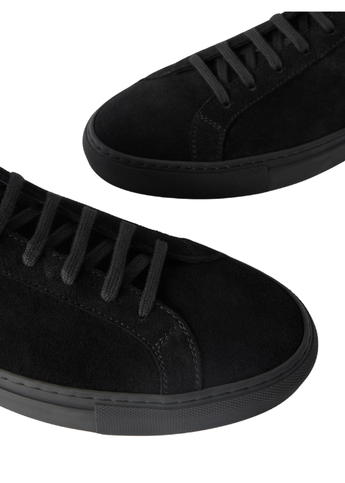 COMMON PROJECTS Original Achilles Waxed-Suede Sneakers