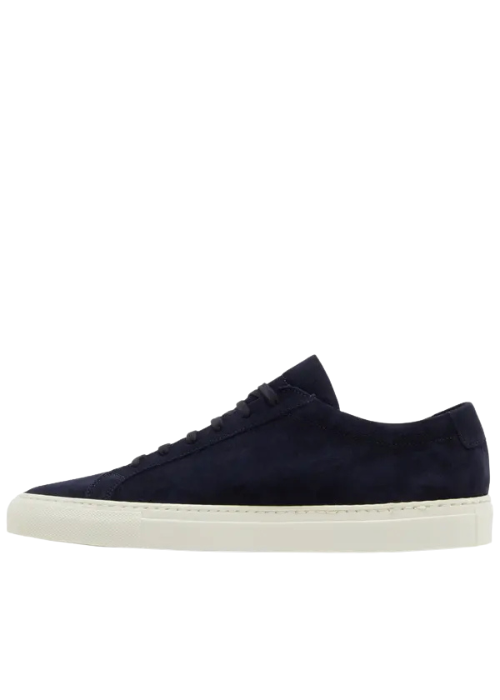 Common Projects Achilles 'Waxed Suede - Navy'